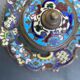 Encrier en bronze émaux cloisonnés époque Napoléon III