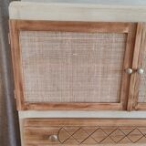 Vintage linen chest of drawers