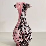 Vase soliflore Art Nouveau en verre de Clichy