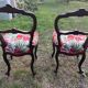 Antique walnut chairs
