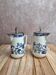 Pair of antique milk jugs Boch Frères Keramis – Saxe model
