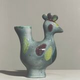 Zoomorphic ceramic vase, France, circa 1960.