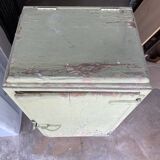 Old cast iron fridge - a decorative nugget