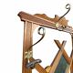 Art Deco coat rack antique 1940