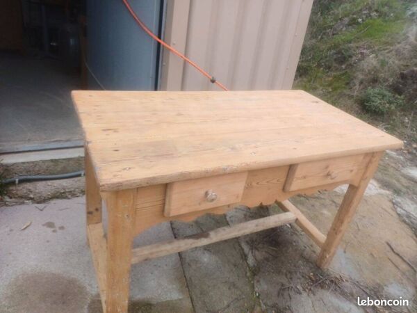 Table de ferme antique Sortie de grange