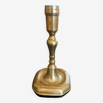 Old bronze candle holder