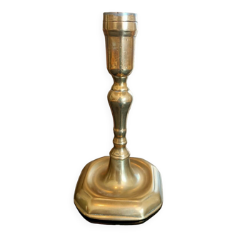 Old bronze candle holder