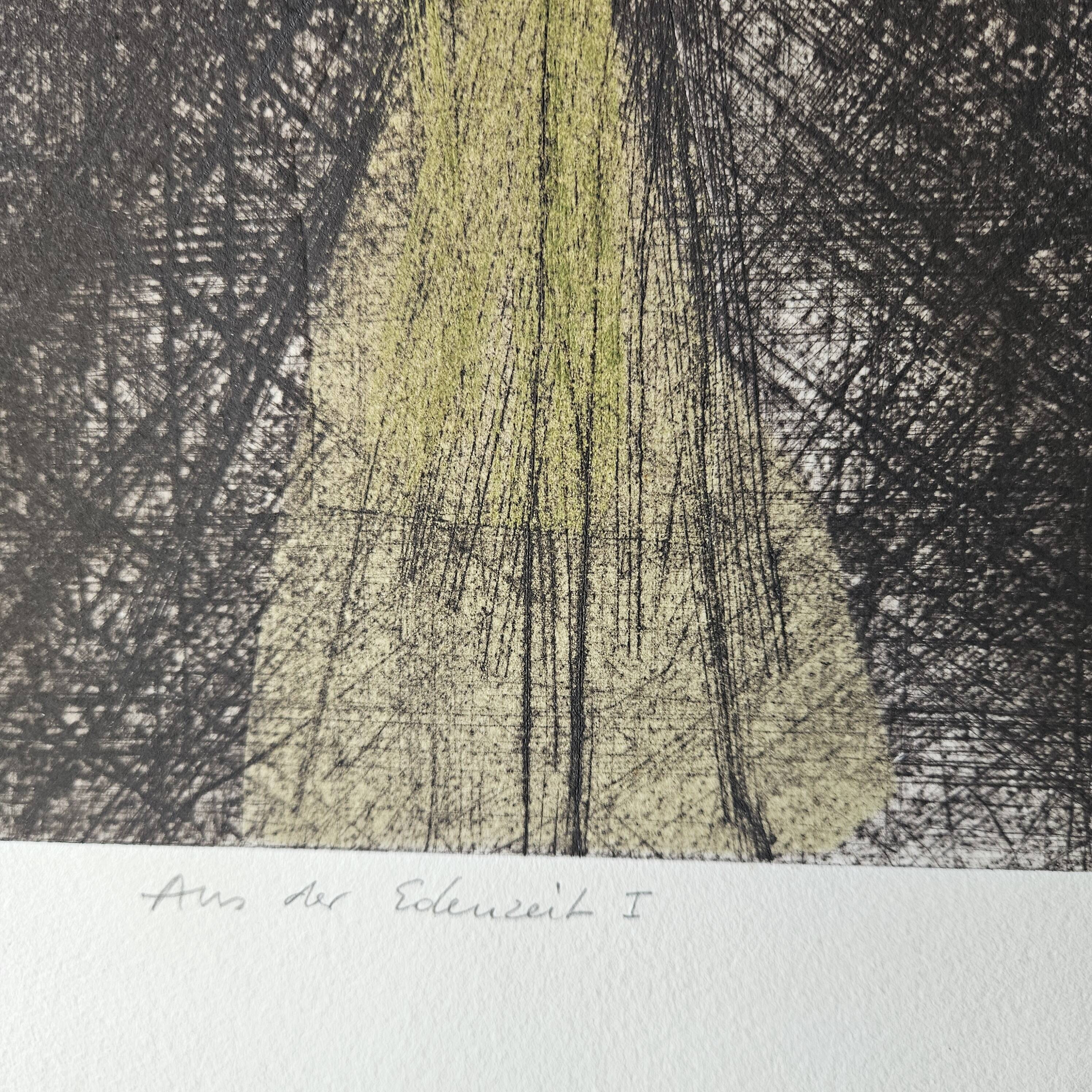 Color Etching  Antonia Dombrowsky 1991-  Color Engraving - handmade Bütten-