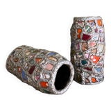 Paire de vases “Picassiette”