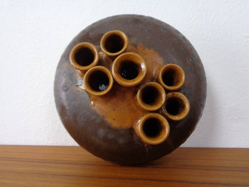 Ceramic Mushroom Vase, 1960s