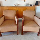 Pair of art deco armchairs