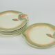 Set of 6 Digoin fish plates