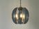 Blue glass ceiling light with exclusive Italian design by VECA, 1960s, Italy.
