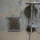 Vintage cast iron adjustable Shaving Stand
