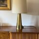 Conical brass table Lamp, Italy 1970