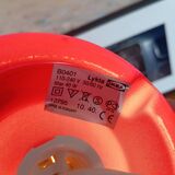 Lampe Ikea vintage fait main rouge