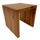 Vintage side table Ate van Apeldoorn, Pine wood 1970s