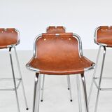 Ensemble de six tabourets de bar Charlotte Perriand, Station de ski des Arcs, France, 1960