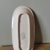 Vintage phlox ceramic soap dish K&G Lunéville France art nouveau flower pattern