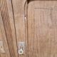 Sideboard two doors two drawers in renovated oak art deco style