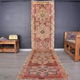 Vintage Hallway Tribal Carpet sku 1873