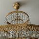 Vintage Crystal Tassel Cascade Chandelier