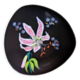 Decorative plate Longwy Louis Valenti