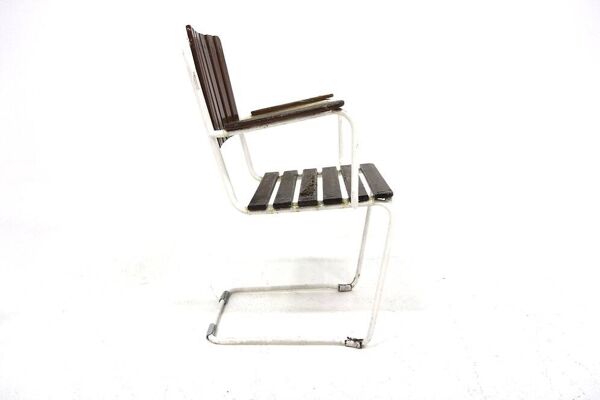 Set de 4 chaises de jardin en teck, Suède, 1960