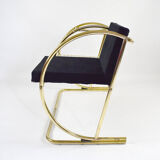Waiting bench cord upholstery 1960