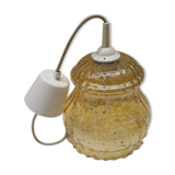 Tinted glass tulip pendant lamp