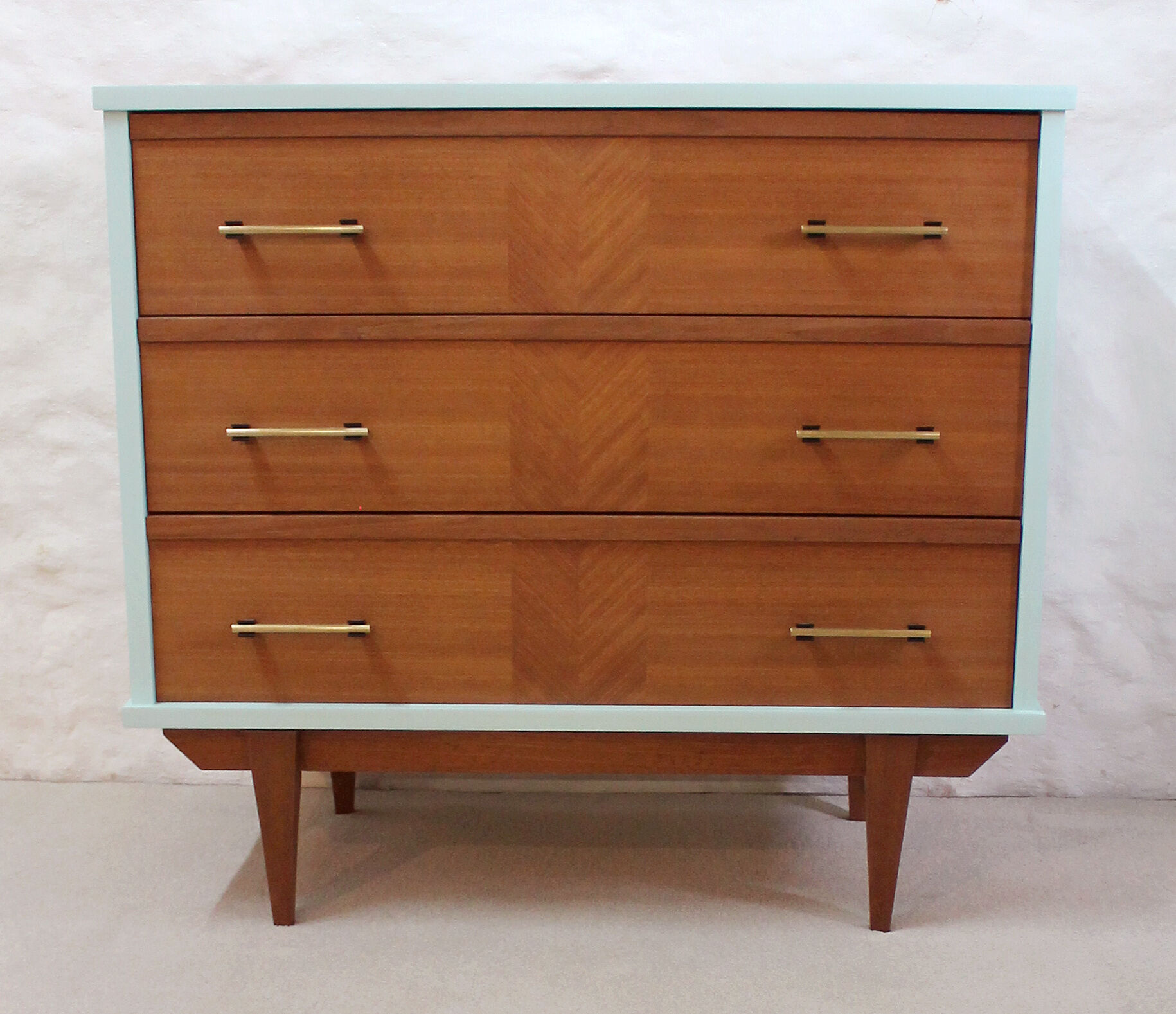 Blue chest of drawers