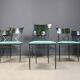 Vintage dining chairs by Belgo chrom, set of 6 - 1970s