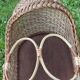 Rattan bassinet cradle