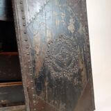 Large lacquered wooden wedding chest - China - 19th century