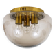 Ceiling light with glass globe in mid-century style by Peill & Putzler, Germany, 1970s.