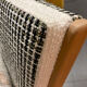 Restored vintage Scandinavian armchair – Casal Collection Tailleur fabric