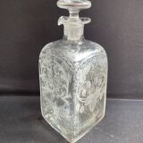 19th century engraved carafe