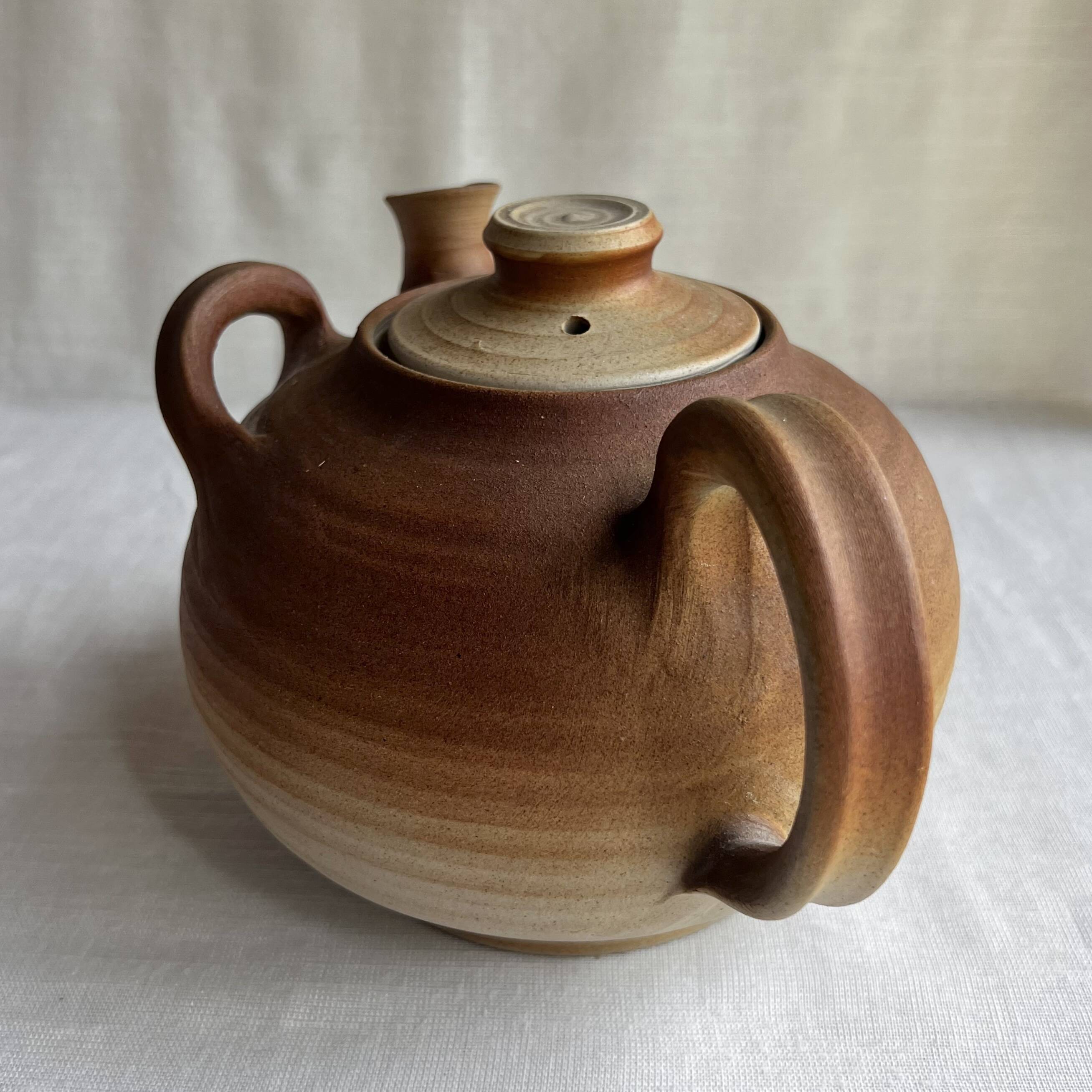 Large Stoneware Teapot Karlslunde Ceramics, Denmark – 1970