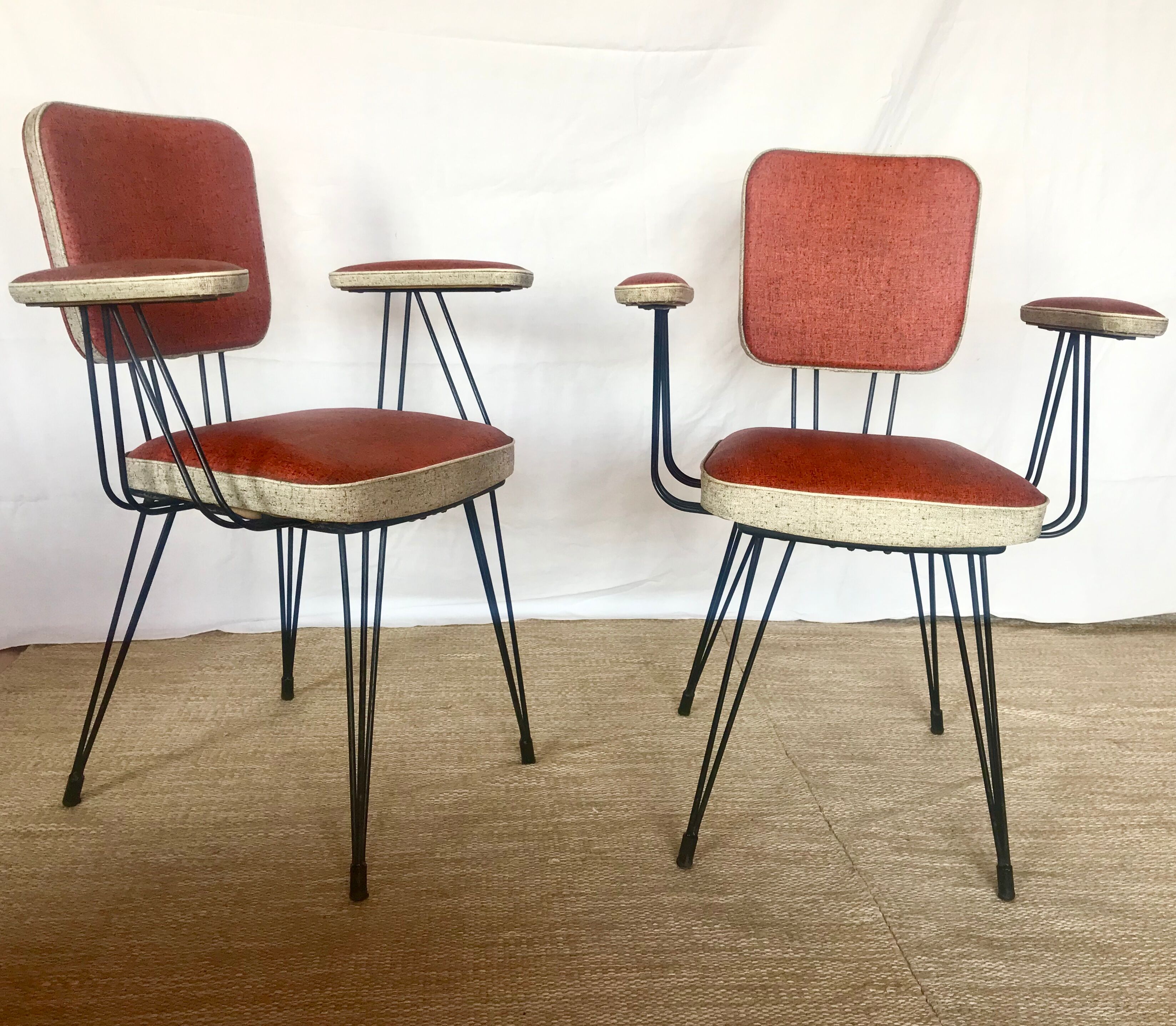 Paire de fauteuils années 50/60