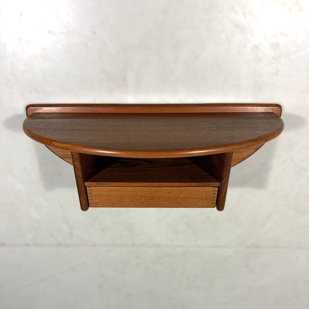 Kai Kristiansen teak wall console Vildbjerg Møbelfabrik Denmark 1960’s