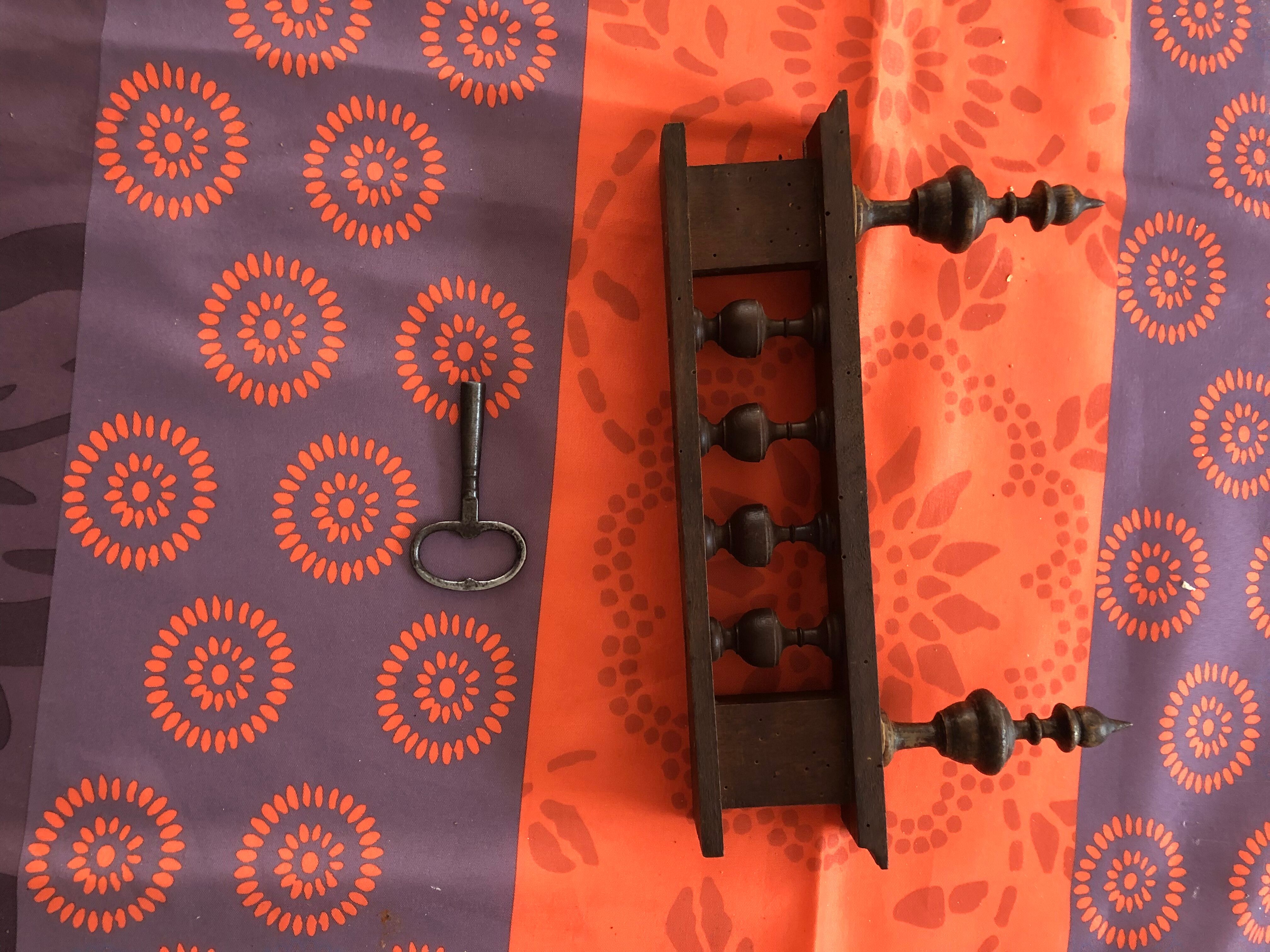 Antique wall chime clock