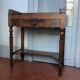 Small vintage dressing table with drawer