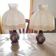 Lot 2 lamps Gien renaissance
