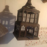 Wooden birdcage