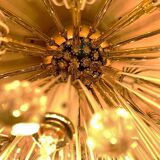 Austrian Flower Ceiling Lamp by Emil Stejnar for Rupert Nikoll, Vienna, Austria, 1950s