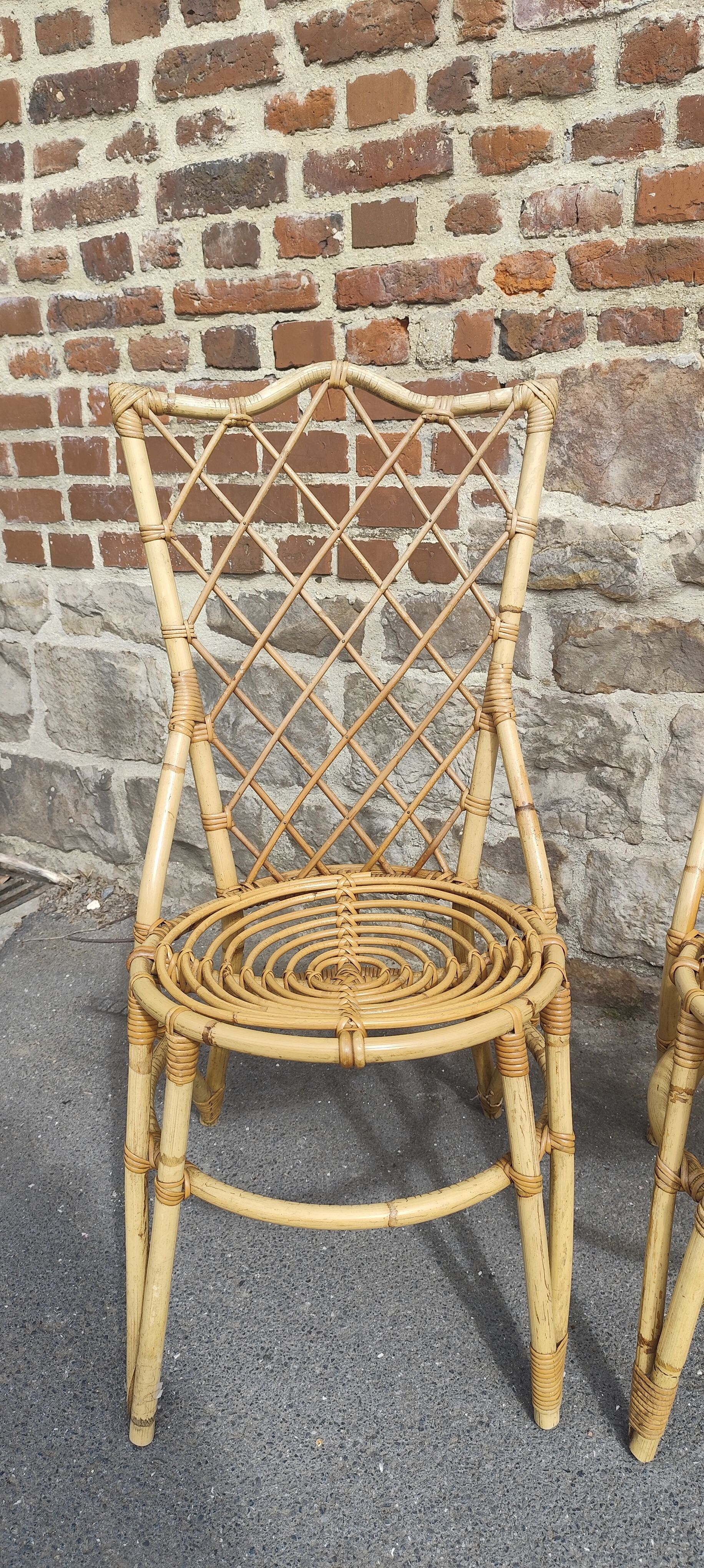Lot de 4 chaises Louis Sognot