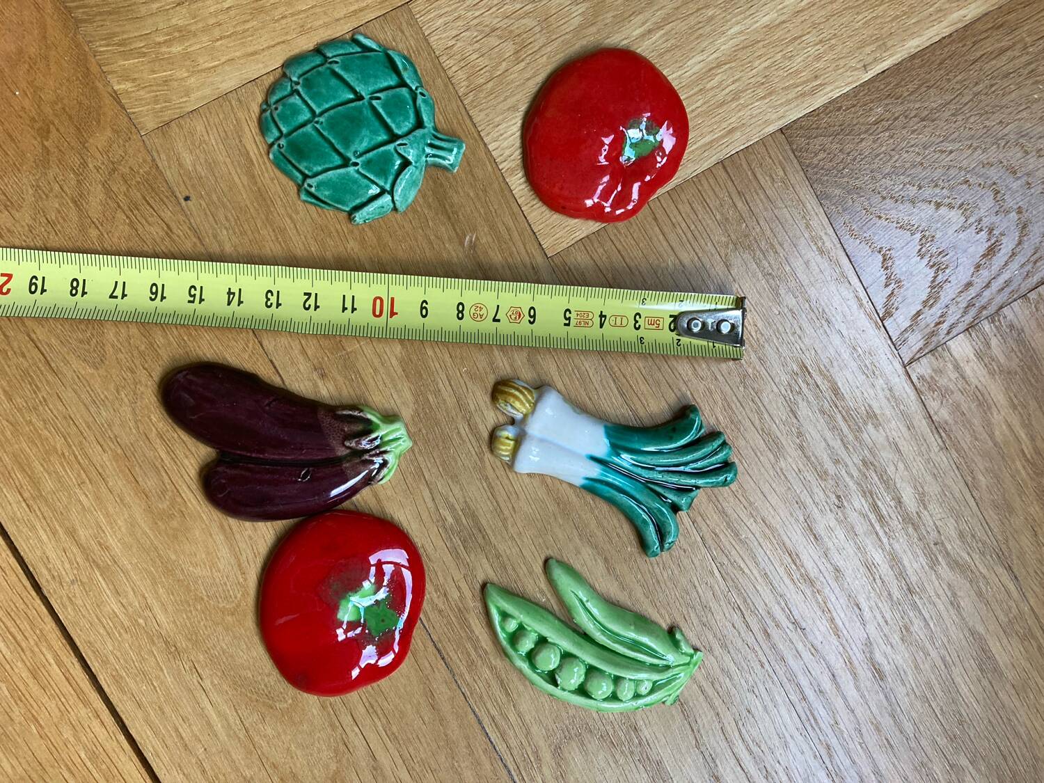 Porte couverts / porte couteaux barbotine légumes