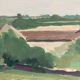 Vintage landscape painting