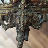Old copper planter Hindu décor