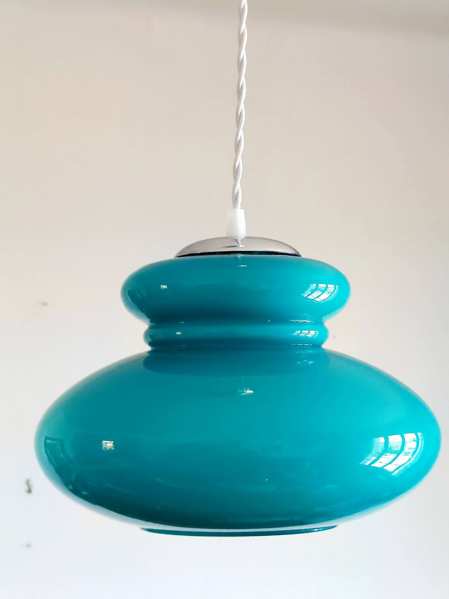 Suspension UFO space age blue 1970